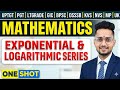 Exponetial and Logarithimic Series || Ones Short || UP TGT PGT || Mahamairathon Class ||  GIC 