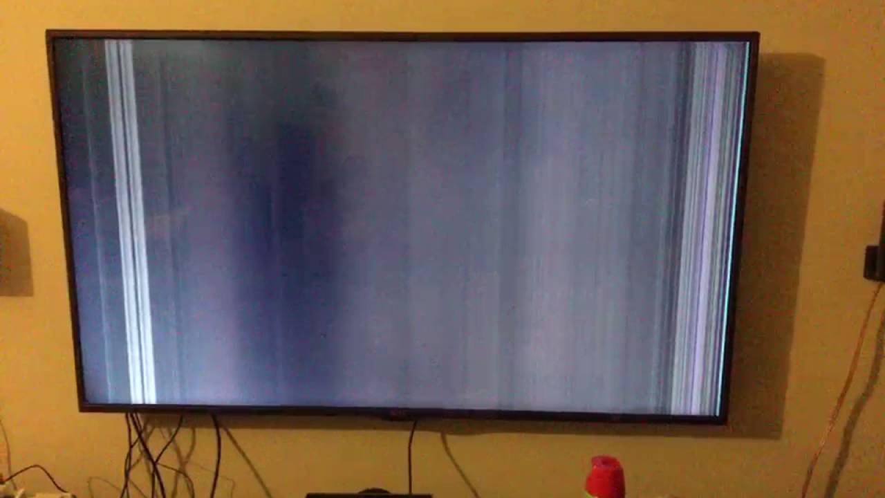 White Horizontal Lines On TV Screen