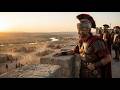 Roman Empire - Scene 3: Commander Marcus gazing into the distance from atop the castle wall