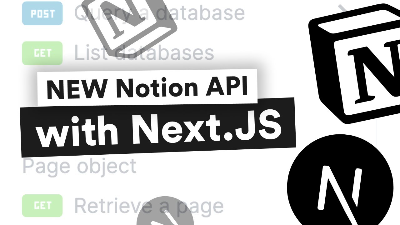 Notion API with Next.js (NEWEST)