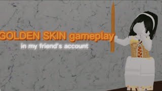 mvs gameplay with GOLDEN SKIN|helping my friend to lvl up!