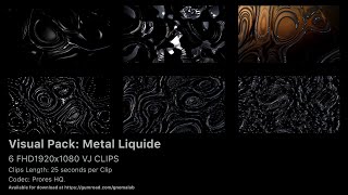 Visual Pack: Meta Liquide - FHD backgrounds loops