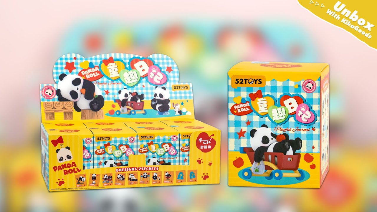 Unboxing Panda Roll Playful Journal Series Blind Box #kikagoods #unboxing #newyorktoyfair #asmr