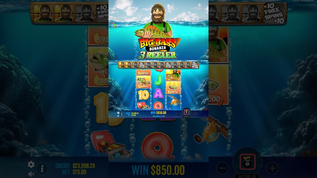 Big Bass Bonanza 3 Reeler Slot Super Win! 💸 