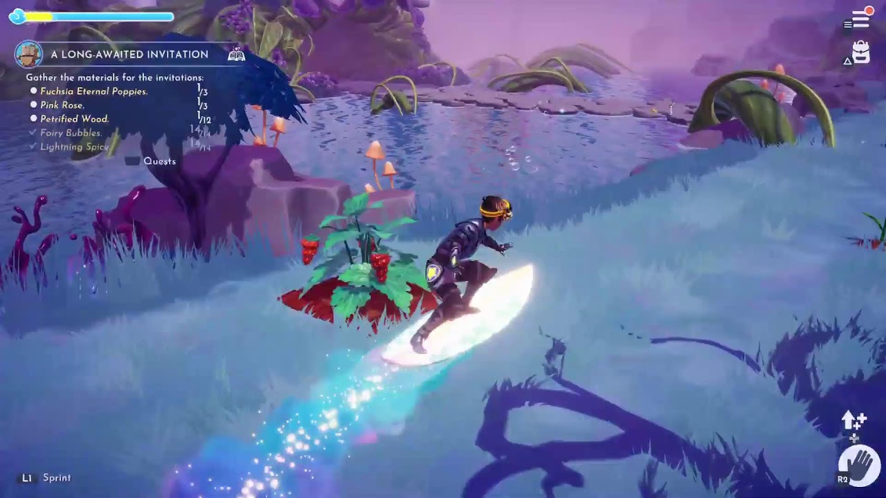 Dreamlight  valley fallen fortress My Maleficent Castle.