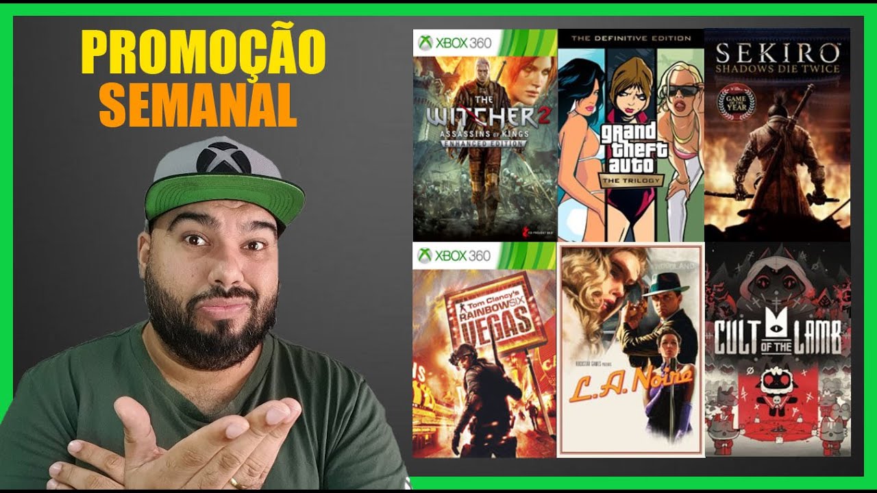 PROMOÇÃO SEMANAL GAMES MICROSOFT STORE I XBOX 360 / XBOX ONE E XBOX SERIES  