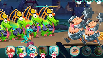 Unicorn Spitto vs Medieval Spiked Mace Hammerman - Dino Bash 2 Travel Through Time