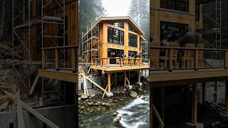 Magical Riverside Cottage 🌿 | Hidden Forest Home by the Water #shorts #virtualcottage #walkinghouse