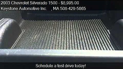 2003 Chevrolet Silverado 1500 for sale in HOLLISTON, MA 0174