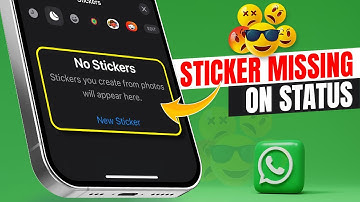 How to Fix WhatsApp Sticker Missing on WhatsApp Status on iPhone | Whatsapp Stickers Disappeared