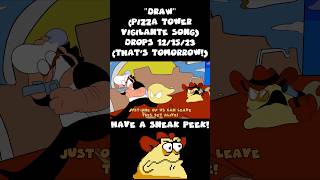 Draw Sneak Peek! Pizza Tower Vigilante Song Releases Tomorrow! #Pizzatower