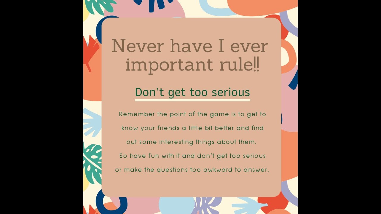 Never Have I Ever - Party game app - YouTube