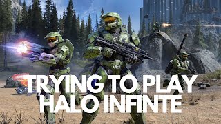 Trying To Play Halo Infinite - Xbox Series S Gameplay