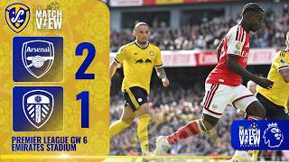 Match Reaction: Arsenal 2 V 1 Leeds United screenshot 3