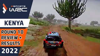 Esports WRC 2022 using WRC 10 - Round 10 - Safari Rally Kenya Review and Results
