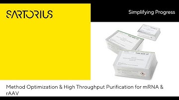 Method Optimization & High-Throughput Purification for mRNA and rAAV