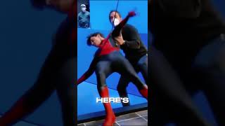 How Spider-Man REALLY Swings! 🕷️ The Secrets Behind Tom Holland’s Insane Stunts!