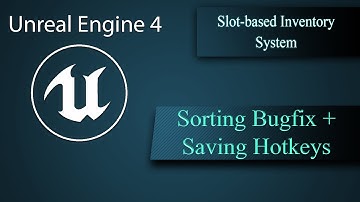 [Eng] Slot-based Inventory Series: Sorting Bugfix and Saving the Hotkeys