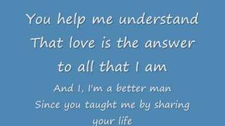 Michael Jackson You Are My Life with Lyrics