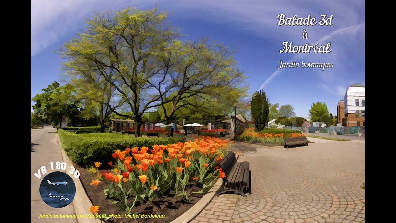 VR180 3D Montreal Botanical Garden