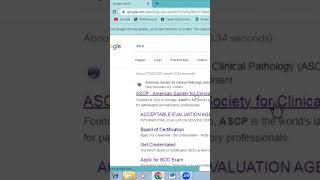 how to create ASCP account successfully.
