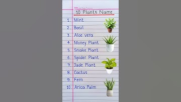 Plants Name | 10 Plants Name | Plants Name in English | Plant Name | Ornamental Plants