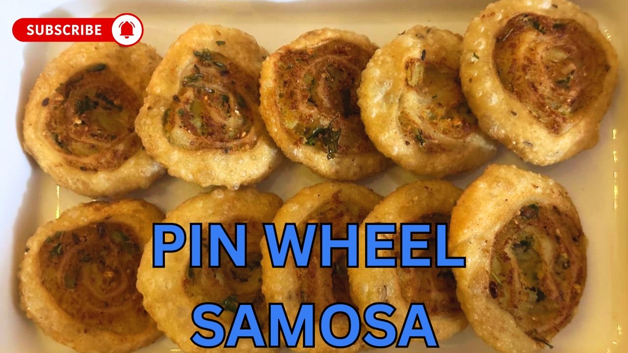 PIN WHEEL SAMOSA #PinWheelSamosa #SamosaRecipe #CrispySamosa #RamadanSnacks