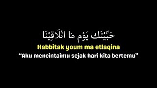 Lagu  habbitak x Ala bali  - Ai Khodijah Spesial Lirik Lagu Arab, latin dan terjemahan | Cover