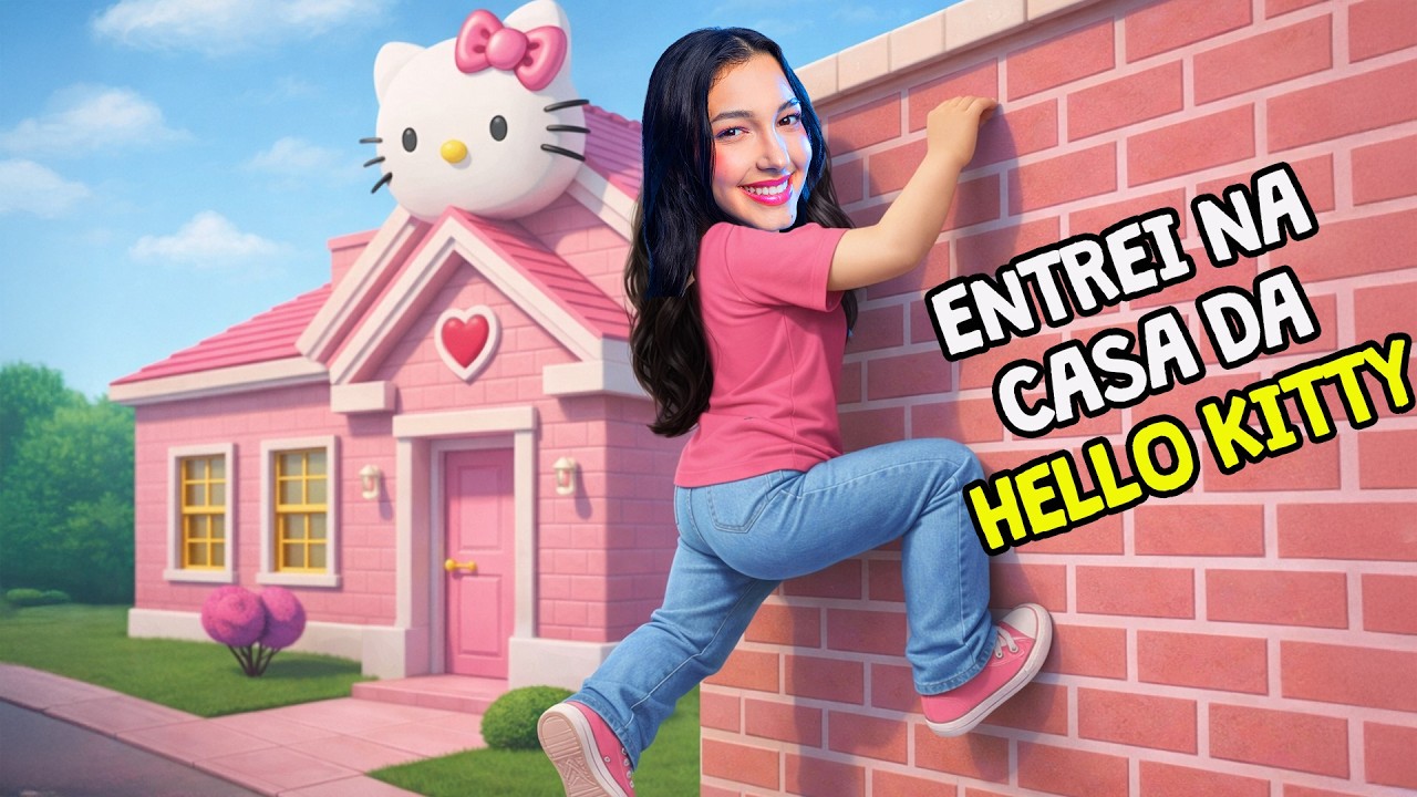 TIVEMOS QUE SALVAR A HELLO KITTY NA CASA DELA