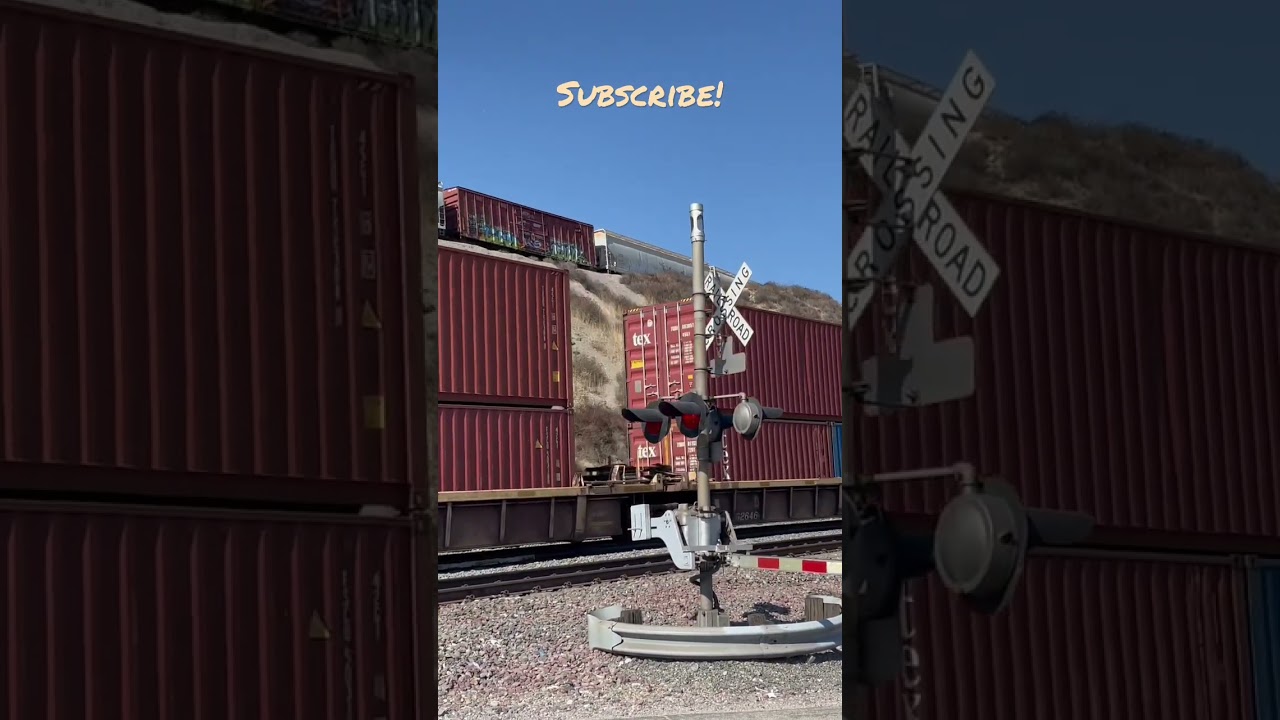 Watch Full Videos! Amazing Train Meet! UP Manifest Train Passes Over BNSF Port Stack Train