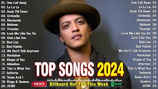 Top 100 Songs Of 2024🎧 Best English Top Songs Playlist ☘ The Weeknd,Ed Sheeran, Dua Lipa, Rihanna