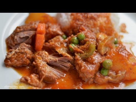 beef-mechado-—-ulam-pinoy-#27【hd】—-(beef-stew-in-tomatoes)