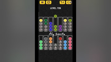 ball sort puzzle level 735