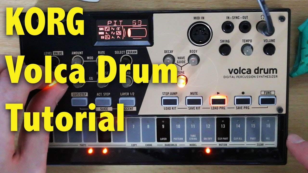 Volca Drum Full Tutorial YouTube