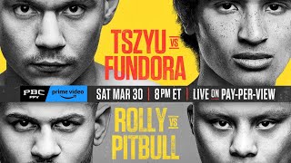 Esta noche: Tszyu vs Fundora; Romero vs Pitbull Cruz a través de Prime PPV