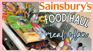 SAINSBURY’S FOOD HAUL & MEAL PLAN | GROCERY HAUL UK by Mummy Cleans 1,202 views 3 months ago 9 minutes, 2 seconds