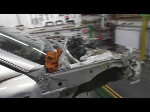 Bodraya Sonata. Body repair after an accident.