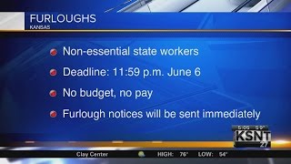 Kansas state workers could be furloughed if budget delayed