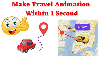എങ്ങനെ ഒരു Travel Animation ഉണ്ടാക്കാം  How to create Travel Animation in seconds|Malayalam|Travel