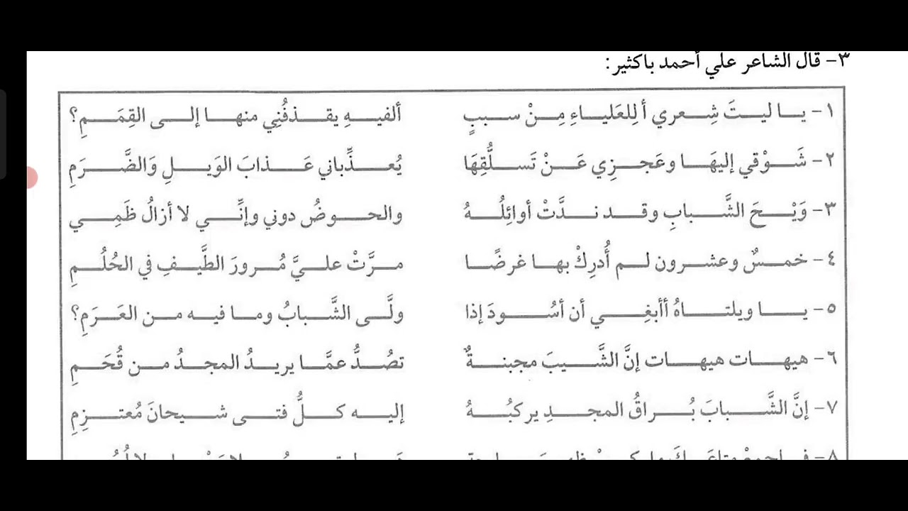 نصوص الديوان  بيان من ١ الى ٤ 