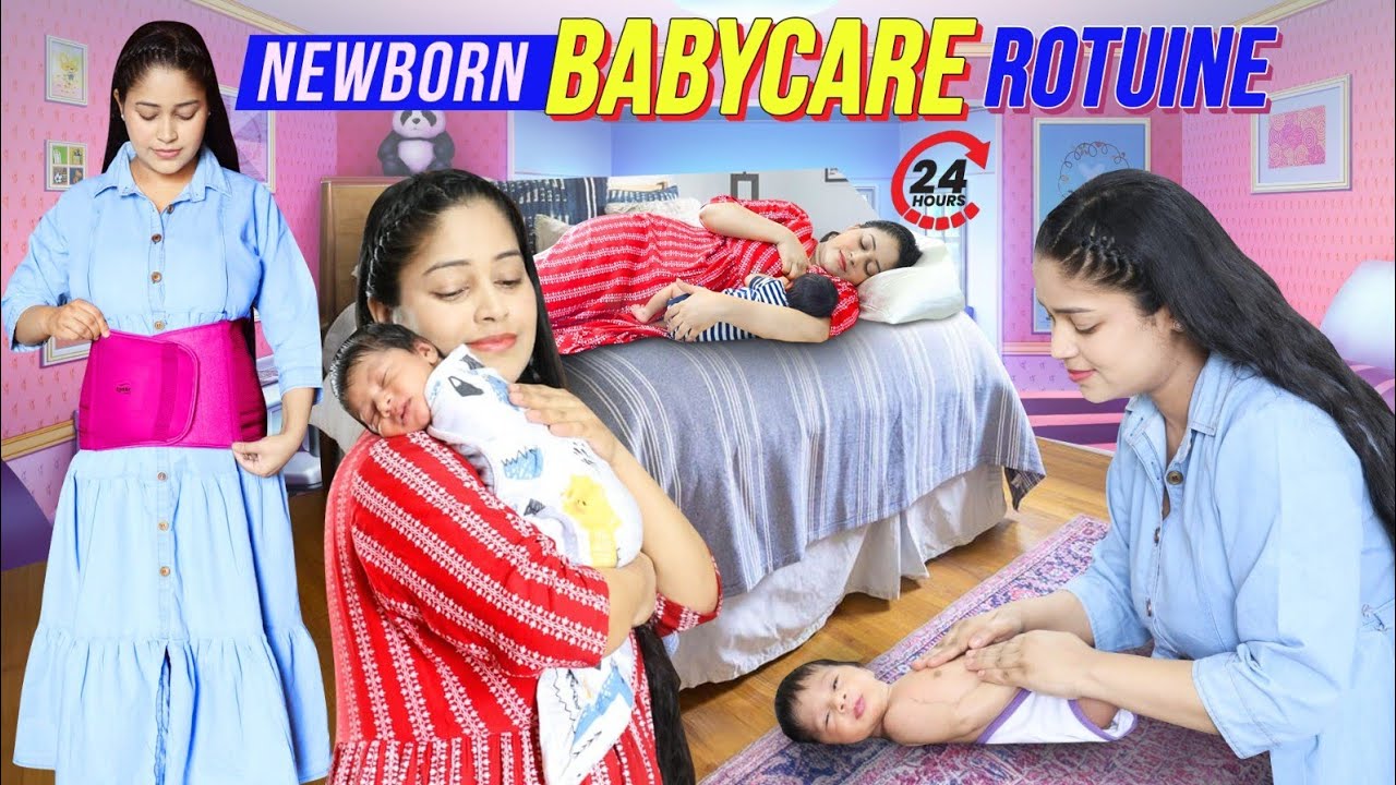 👩‍🍼 24 Hours with My Newborn Baby 👶 Babycare Routine Bath, Massage, Breastfeeding🍼 Full Day Routine😍