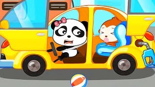 Baby Panda Learn Transportation - Play With Fun Cars & Vehicles - Educational BabyBus Games screenshot 4