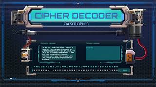 Sea Mercs - Cypher decoder screen