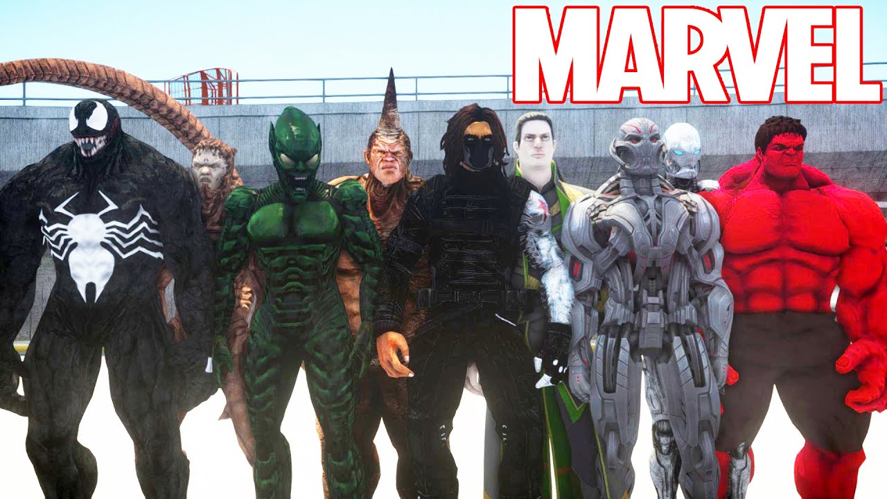 All MARVEL Villains in Grand Theft Auto