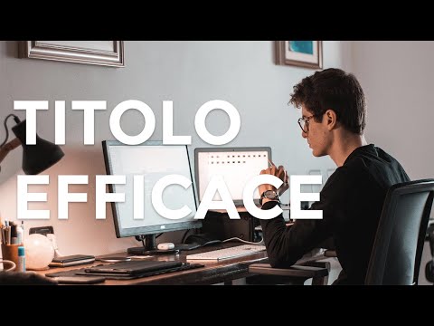 Video: Puoi scrivere un bel titolo?