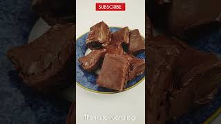 CHOCOLATE FUDGE|#shorts#chocolatefudge