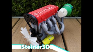 Full Printed 4-Cylinder Combustion Engine - Steiner3D News