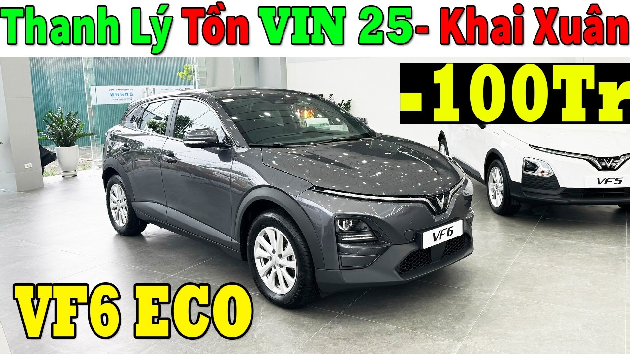 ✅Dưới 600Tr Lấy Vinfast Vf6 ECO Cuối Tháng 2 Thanh Lý VIN 25 Nhé| Giá Lăn Bánh Vinfast VF6| Topcarvn