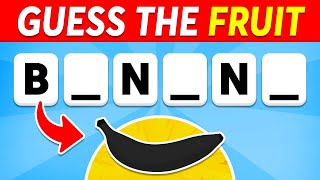 Guess The Fruit Vegetable Without Vowels Easy Medium Hard Impossible