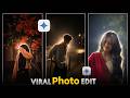 Trending Night Light Cinematic Ai Photo Editing | Night Light Portrait Cinematic Glow Ai Photo Edit